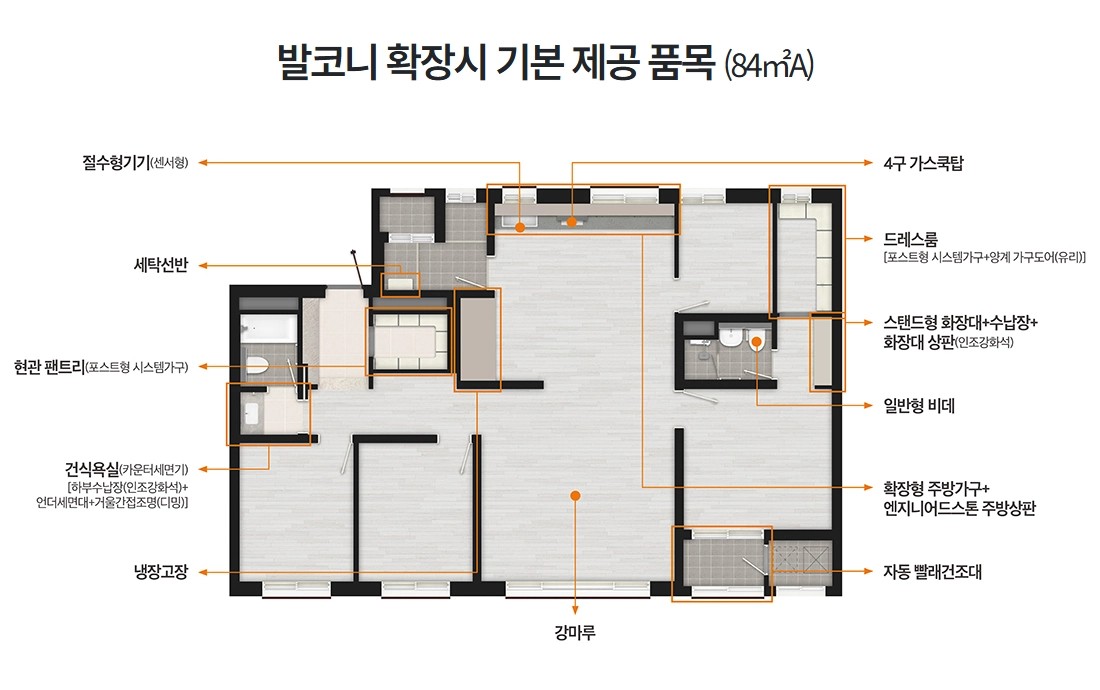 108 타입 입체 평면